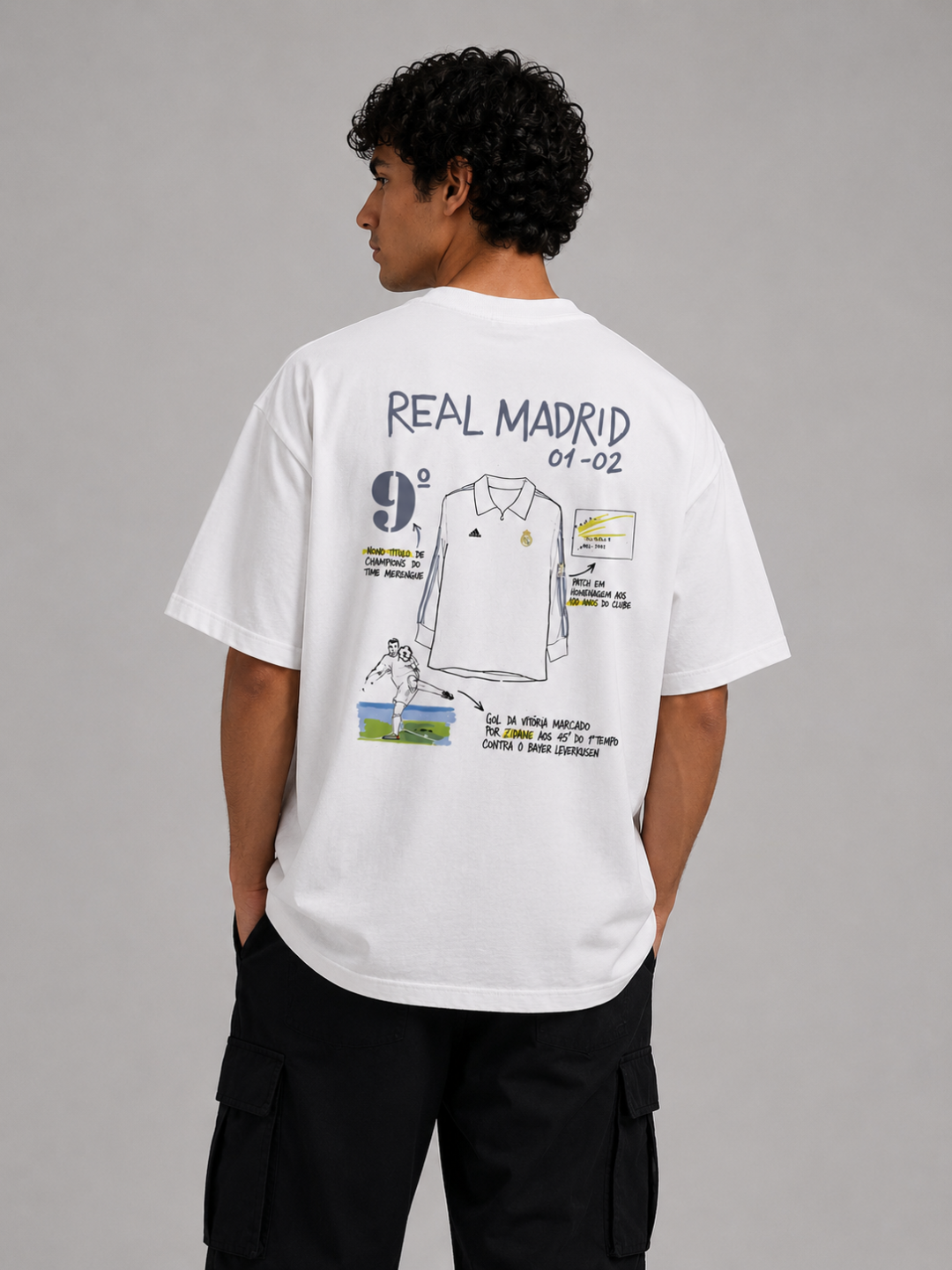 Oversized Zidane Volley Branca 