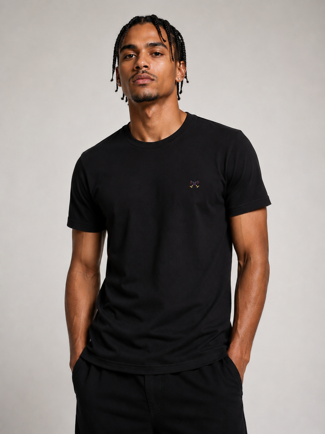 Polo Play Camiseta Slim Peruvian Signature — Preta  — foto 2
