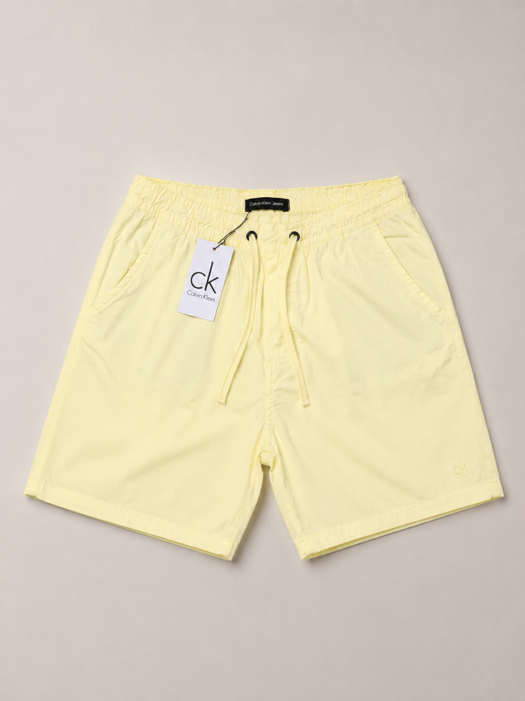 Short Calvin Klein Sarja Comfort — Amarelo 