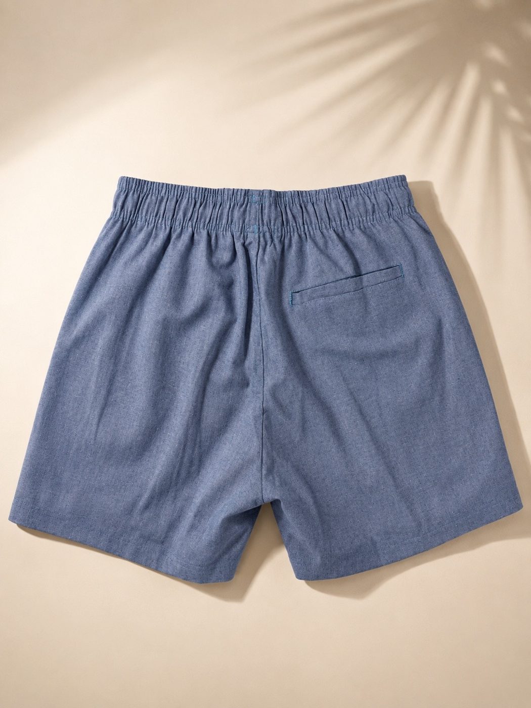 Short de linho azul Caribe reserva  — foto 2
