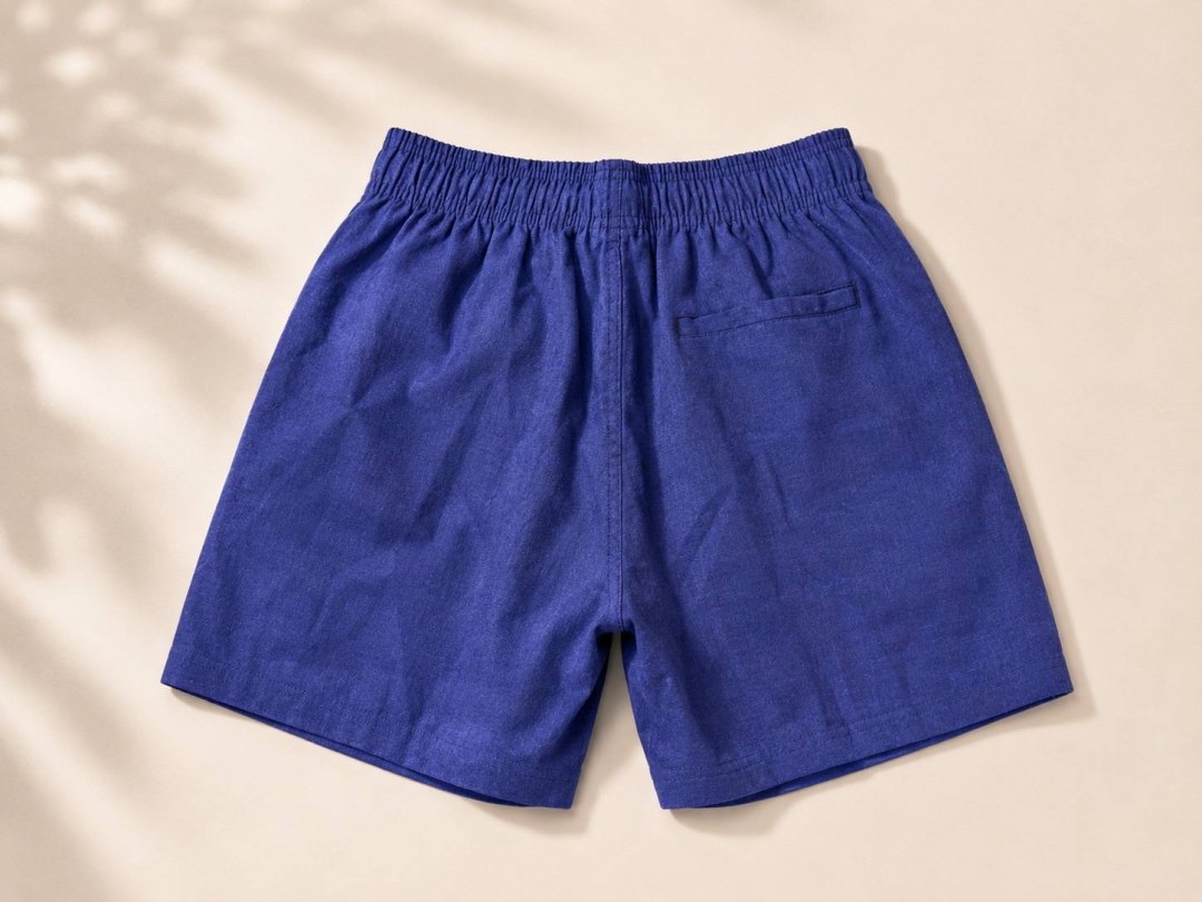 Short de linho azul marinho Calvin Klein  — foto 2