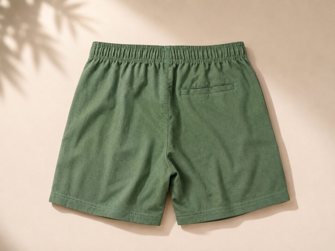 Short de linho verde reserva  — foto 2
